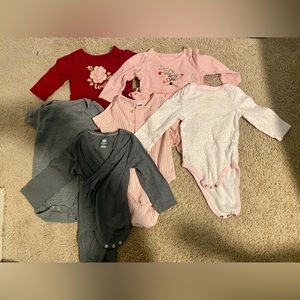 3-6 month baby onesies bundle
